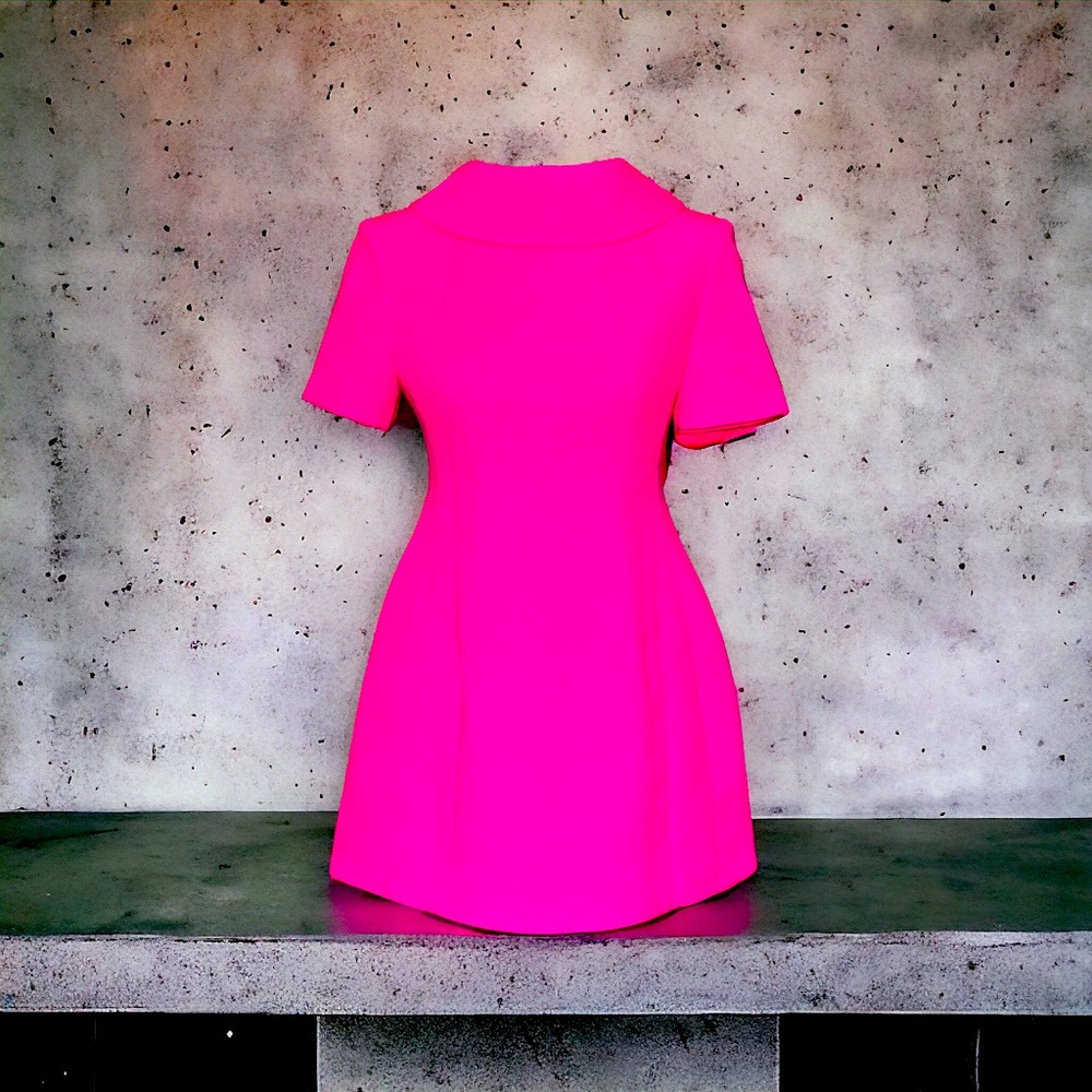 PINK MINI DRESS. NEW WO Tags